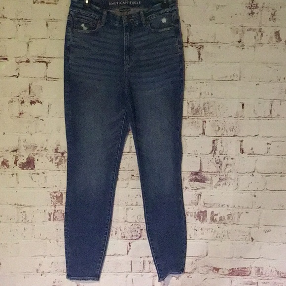 🦅Curvy High Rise Jegging American Eagle Outfitters Size 10 Jeans # 702 - Picture 6 of 11